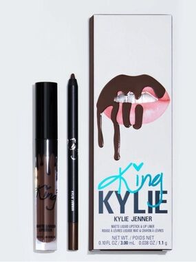 Kylie Jenner Matte Lip Kit — Deep Chocolate Brown (True Brown K) king Kylie